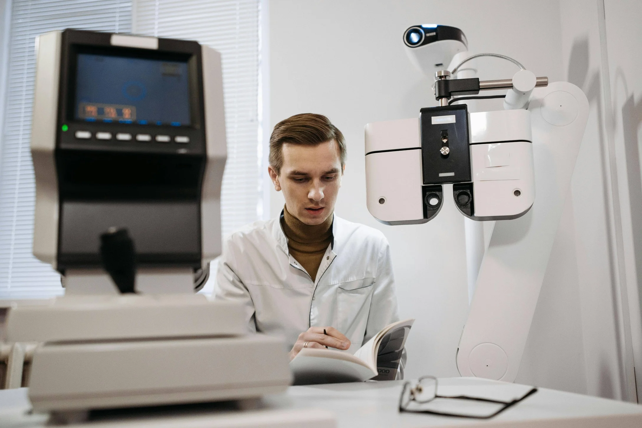 Modern eye clinic with advanced technology